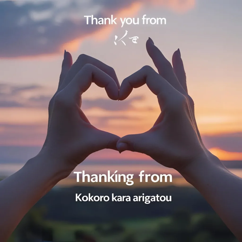 Thanks from the heart