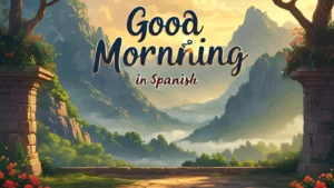 Good Morning in Spanish