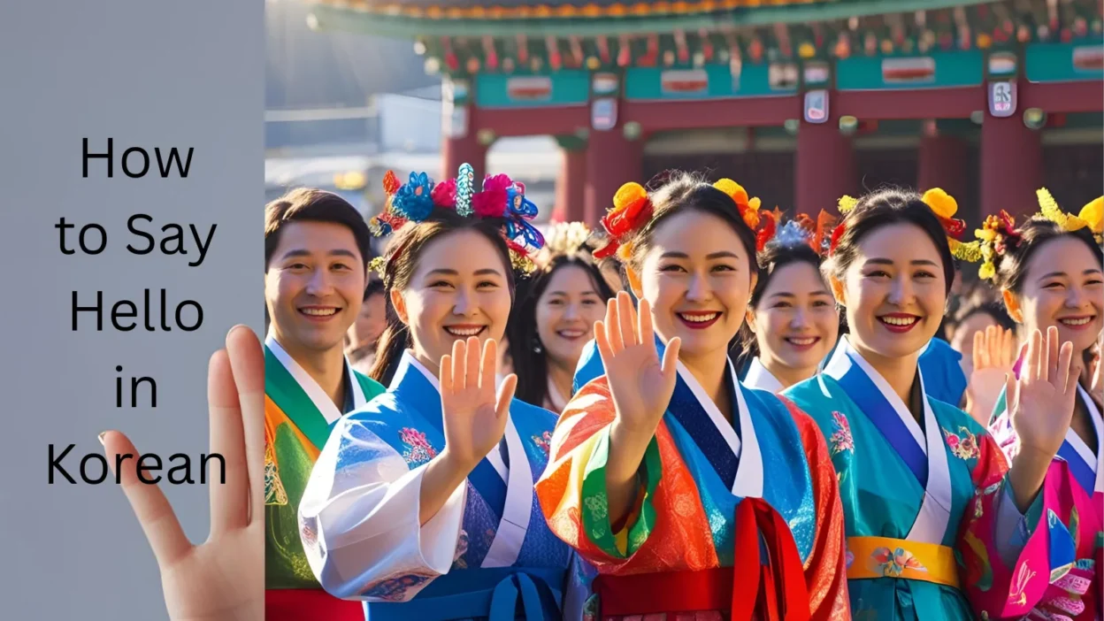 Hello in korean