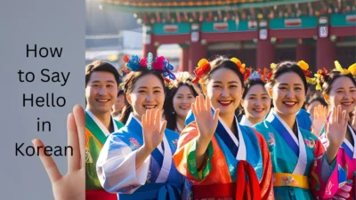 Hello in korean