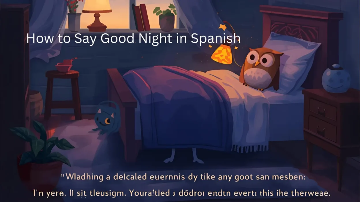How to Say Good Night in Spanish