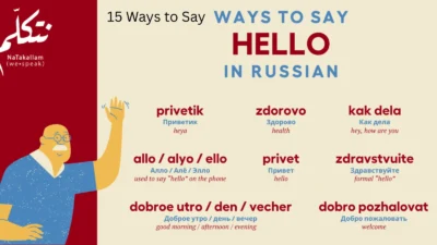How to Say Hello in Russian