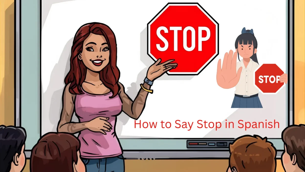 How to Say Stop in Spanish