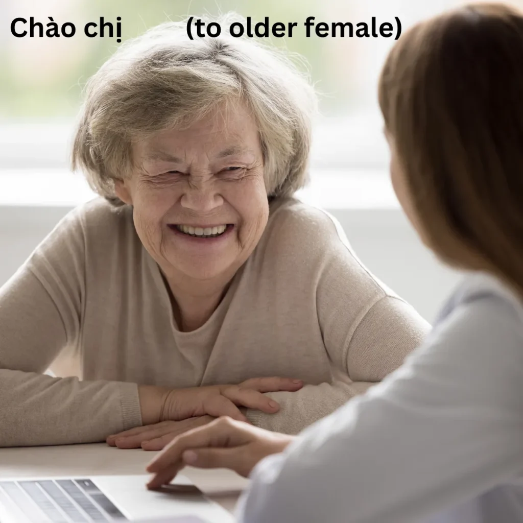 Chào chị