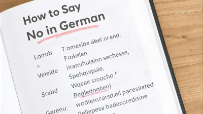How to Say No in German