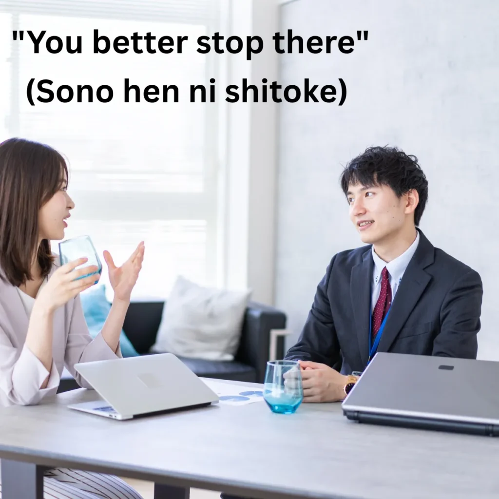 You Better Stop There
