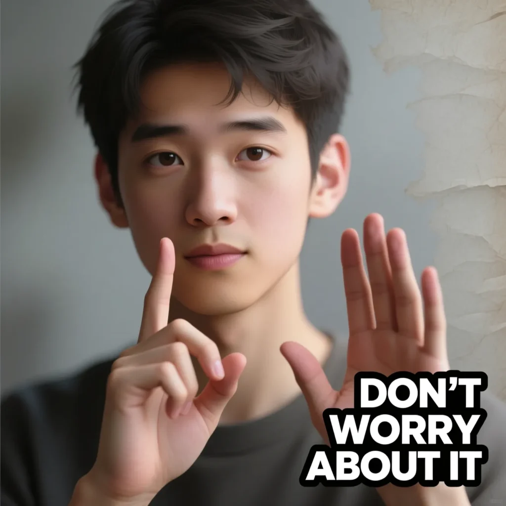 DON’T WORRY ABOUT IT