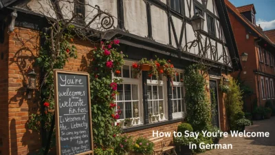 How to Say You’re Welcome in German
