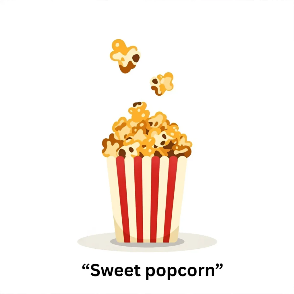 Sweet popcorn